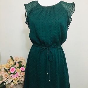 ✅H&M Emerald Green Dress